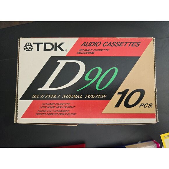 TDK Maxell Memorex Lot of 17 Blank Cassette Tapes Variety 120m 90m D90-NEW - Picture 6 of 8